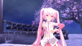 【初音ミク】朧月 Hazy Moon【MMD】 [upl. by Naaitsirhc]