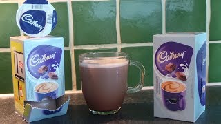 How to make smooth silky CADBURY hot chocolate  Bosch Tassimo [upl. by Lauber]