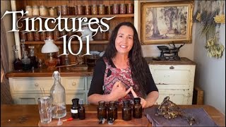 How To Make Tinctures 101  Wound Healing Tincture Spray  Herbal Medicine From The Garden [upl. by Mcfadden]