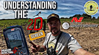 Minelab Manticore 2D Screen  Understanding The 2D Screen  M9 Coil  Metal Detecting UK  minelab [upl. by Hance]