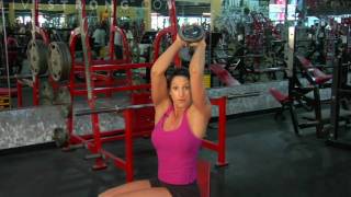 How to Do Triceps Dumbbell Extensions [upl. by Tolmann]