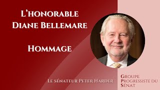 Le sénateur Harder rend hommage à la sénatrice Bellemare  10 octobre 2024 source française [upl. by Alilad767]