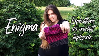 Enigma  Superbe tuque au crochet tapisserie [upl. by Gilleod]