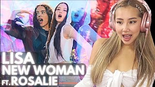 😱LISA IS A NEW WOMAN ft Rosalie Music Video  REACTIONREVIEW [upl. by Lenox]