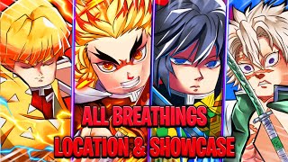 Wisteria 2  All Breathing Styles FULL SHOWCASE amp LOCATION [upl. by Kenison392]