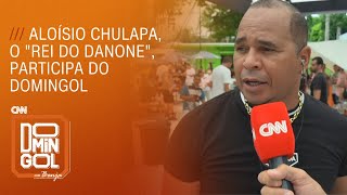 Aloísio Chulapa o quotrei do Danonequot participa do Domingol  DOMINGOL [upl. by Mylor]