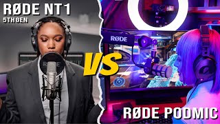 Rode NT1 5th Gen vs PodMic  Who Wins [upl. by Tivad]