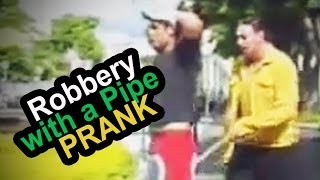 Robbery with a Pipe Prank in Brazil [upl. by Arreip]