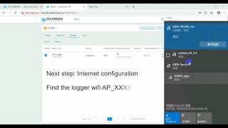 SOLARMAN Wifi Configuration With PC [upl. by Emeline]