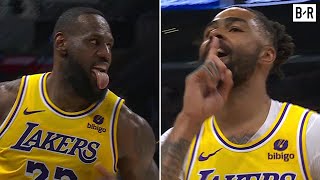 LeBron James Leads Lakers WILD 21Pt 4th Quarter Comeback vs Clippers [upl. by Darian]