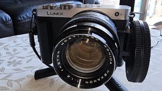 Lumix S9 4K Video  Konica Hexanon 57mm f14 First Version [upl. by Mathian636]