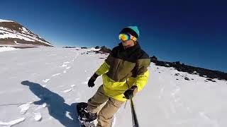 Snowboarding in tenerife teide 2020 2700m [upl. by Nyrual]