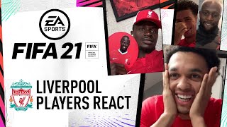 quotSadio man Relaxquot Liverpool Players Pick Each Other’s FIFA 21 Ratings [upl. by Kutzenco]