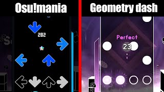 GEOMETRY DASH SE TRANSFORMÓ EN UN MOTOR GRÁFICO  COMPOTA JUEGA OSU EN GD [upl. by Amilas950]