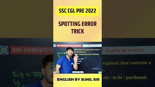 Error Detection and Error Correction shorts englishgrammar spottingerrors ytshorts sgisikar [upl. by Nniuq106]