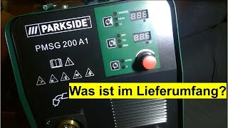 MIG MAG Schweißgerät mit automatischer Drahtzufuhr  Parkside PMSG 200 A1 [upl. by Naryt43]