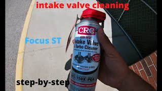 Intake Valve Cleaning Process Focus ST [upl. by Weinreb]