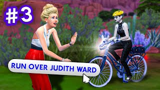 Tormenting townies on my new bicycle Sims 4 Grim Reaper Series EP 3 [upl. by Aikemahs]