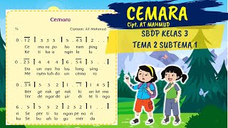 SBDPLIRIK LAGU CEMARA CiptAT MAHMUD  KELAS 3 TEMA 2 SUBTEMA 1 [upl. by Nicola399]