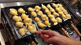 神戸のたこ焼き プロが焼くたこ焼きTAKOダイニング井の万delicious takoyaki of KOBE vol14 [upl. by Irianat]