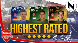 The Highest Rated Squad Builder  quotArsenalquot  FIFA 14 Ultimate Team [upl. by Also598]