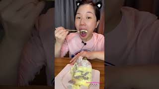 Mukbang ASMR  Cake asmr mukbang cake dessert [upl. by Ahsilra]