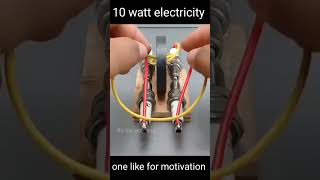 10 Watt Free Electricity Generator  DIY Using Magnet amp Copper Wire physics science [upl. by Namsaj]