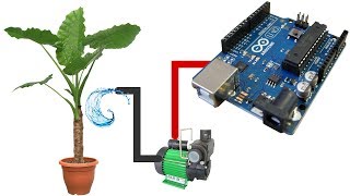 Automatic Watering System for Plants using Arduino [upl. by Sirhc773]