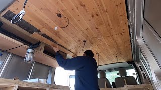 Vauxhall Vivaro Camper Van Conversion  Episode 6  Cladding amp More Framing [upl. by Itsym]