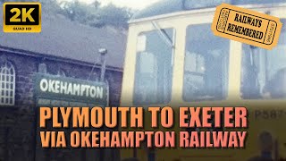 Southern Splendour Journey From Plymouth To Exeter via Okehampton [upl. by Adur]