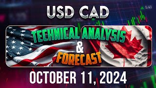 Latest USDCAD Forecast and Technical Analysis for October 11 2024 [upl. by Livvyy696]