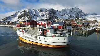 Ballstad  the capital of fishing in the Lofoten islands [upl. by Llehsyt274]