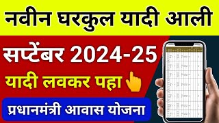 घरकुल यादी कशी बघायची 2024 l प्रधानमंत्री आवास ग्रामीण योजना l gharkul yadi Kashi Pahavi 2024 [upl. by Kinsman]