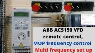 abb vfd multi speed selection [upl. by Ijic]