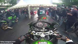 ARI ANCA TURUN KE STREET RACE ANCOL LAWAN ZX25R motovlogpemula [upl. by Sanoj602]