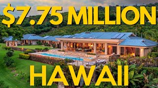 775 Million Estate in Hawaii 9bed 9 bath 2 half baths 6825sf 5 acres No reserve auction [upl. by Sadonia91]