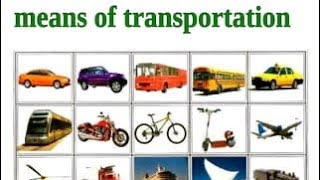 Learn Means of TransportRoad Transport learn land Transport for kids [upl. by Odetta]