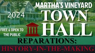 Reparations Town Hall on Marthas Vineyard [upl. by Ciapha]