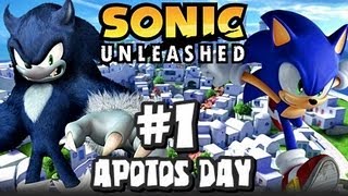 Sonic Unleashed 360PS3  1080p Part 1  Opening amp Apotos Day [upl. by Nahtaoj]