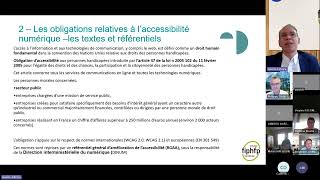 Webinaire  BFC  Enjeux et bonnes pratiques en matière daccessibilité numérique [upl. by Sivolc140]