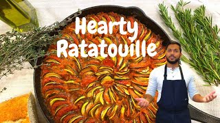 EASY HEARTY RATATOUILLE RECIPE Confit Byaldi Healthy Recipe shorts [upl. by Zorana143]