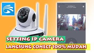 cara setting WIRELESS IP CAMERA CCTV onvif yoosee 100 mudah langsung conect [upl. by Siradal304]