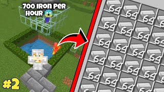 I Made Simple Best Iron Fram In Minecraft 121 ll Survival Sereis S2Ep2 ll 🔥 [upl. by Irot]