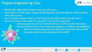 CADTALK CADPLM to ERP BOM Transformation Webinar [upl. by Alverta]