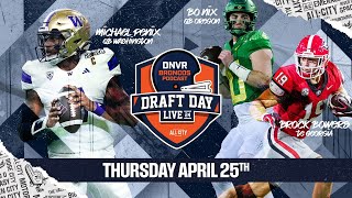 2024 NFL Draft Day 1 Live  DNVR Broncos Podcast [upl. by Eeruhs593]