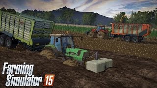 Kiszonka 2015 i wielka wtopa na PGR MafiaSolec ☆ Farming Simulator 2015 ㋡ Lets Play 29 MP [upl. by Enenstein325]