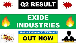 Exide Industries Q2 Results 2025  Exide Industries Results Today  Exide share latest news [upl. by Eilak]