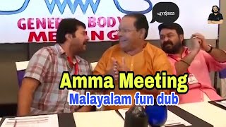 അന്ന് Amma മീറ്റിംഗ് നടന്നപ്പോൾ 😱 Malayalam fun dub  ShelVines [upl. by Cestar492]