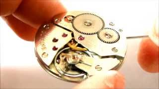 ETA UNITAS 6497 1 SWISS MADE MECHANICAL WATCH MOVEMENT SIMILAR TO 6498 [upl. by Lyontine746]