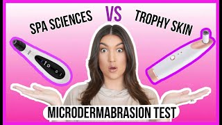 Trophy Skin MiniMD Microdermabrasion VS Spa Sciences Mio Microdermabrasion [upl. by Nolyarb901]